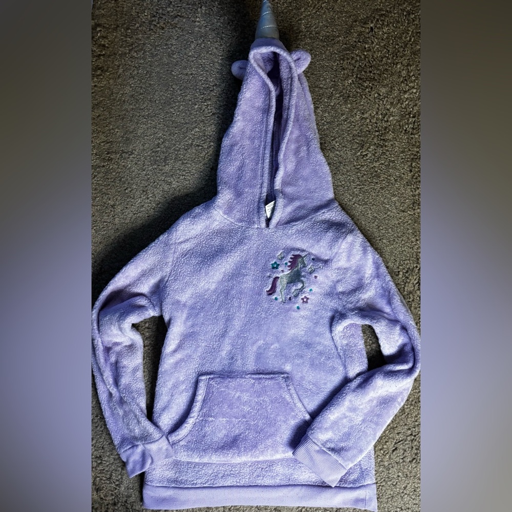 Preloved Purple Unicorn Hoodie